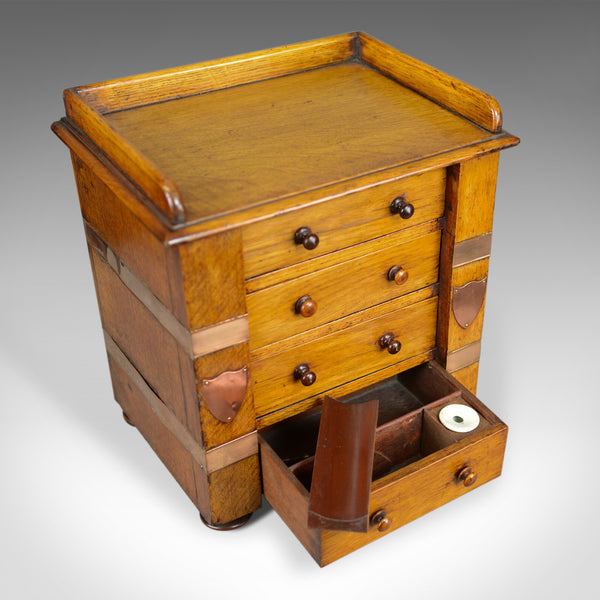 Antique Correspondence Cabinet, Scottish, Victorian, Oak, Specimen Chest c.1850 - London Fine Antiques