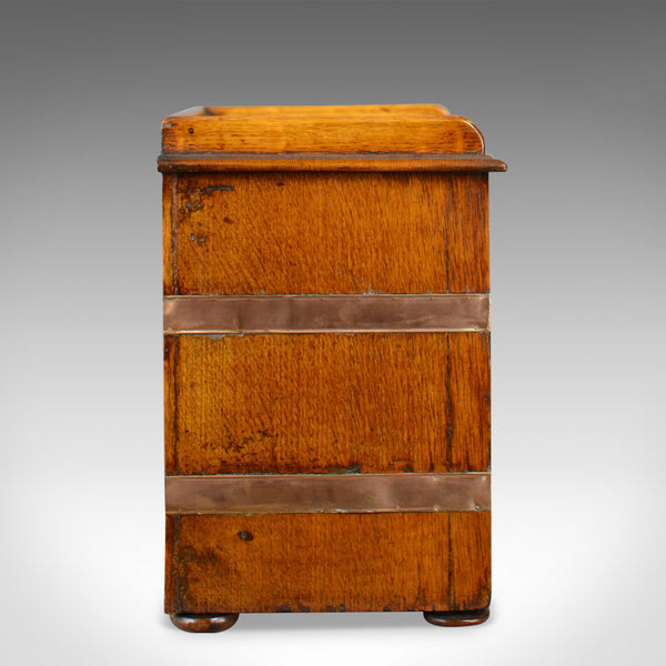 Antique Correspondence Cabinet, Scottish, Victorian, Oak, Specimen Chest c.1850 - London Fine Antiques