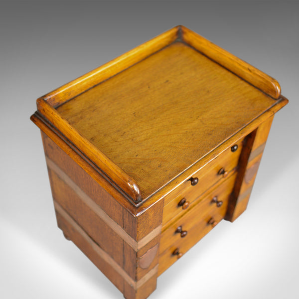 Antique Correspondence Cabinet, Scottish, Victorian, Oak, Specimen Chest c.1850 - London Fine Antiques