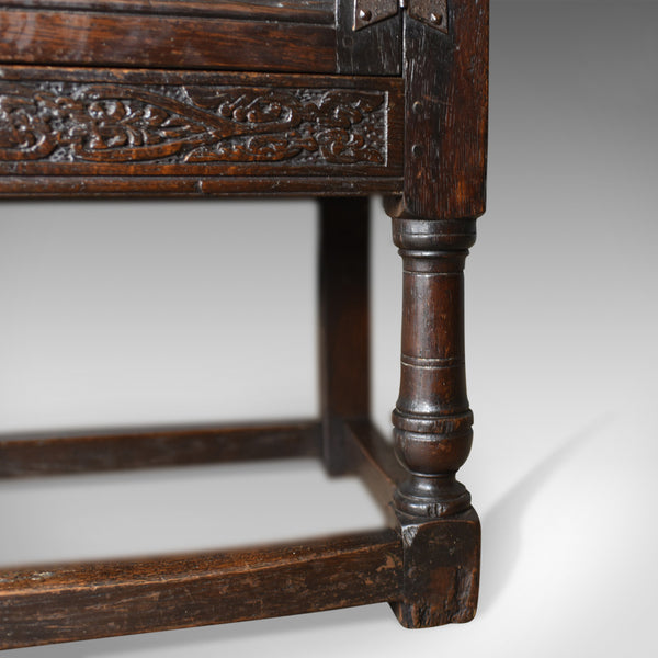 Antique Court Cupboard Georgian English Oak Sideboard Jacobean Taste Circa 1800 - London Fine Antiques