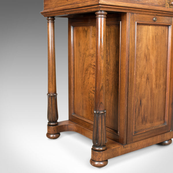Antique Davenport, Burrey & White, Rosewood, Desk, William IV, Circa 1835 - London Fine Antiques