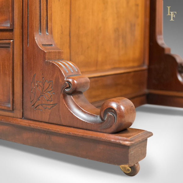 Antique Davenport, English, Victorian Writing Desk, Mahogany, c.1870 - London Fine Antiques