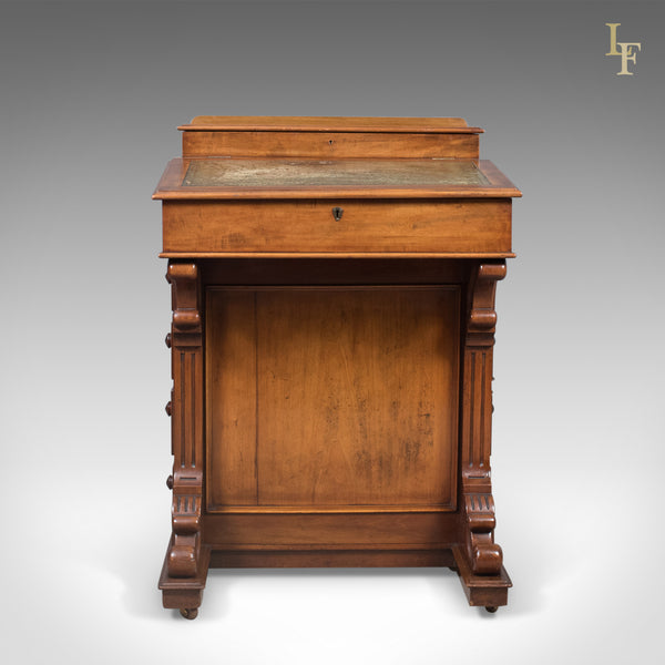 Antique Davenport, English, Victorian Writing Desk, Mahogany, c.1870 - London Fine Antiques