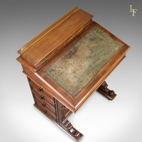 Antique Davenport, English, Victorian Writing Desk, Mahogany, c.1870 - London Fine Antiques