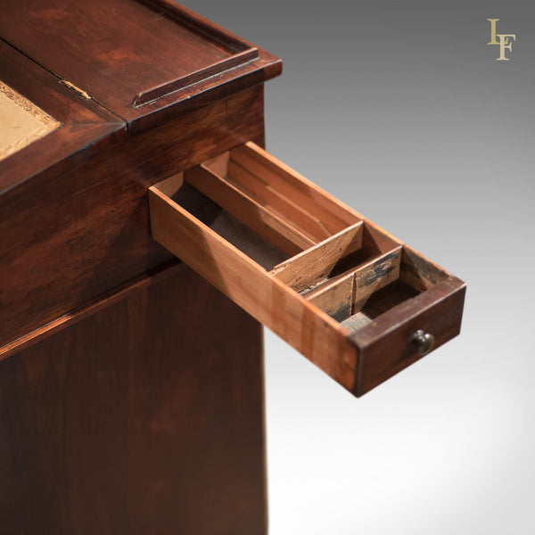 Antique Davenport, Victorian Swivel Top Desk - London Fine Antiques