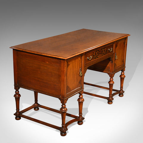 Antique Desk, English, Walnut, Writing Table, Victorian Circa 1900 - London Fine Antiques