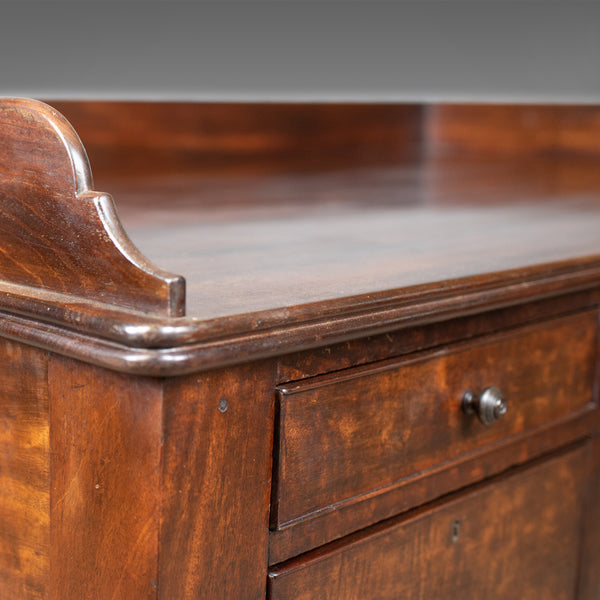 Antique Desk, Large, English, William IV, Mahogany, Kneehole, Circa 1835 - London Fine Antiques