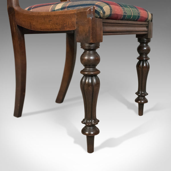 Antique Dining Chair, English, Buckle Back, Mahogany Circa 1835 - London Fine Antiques