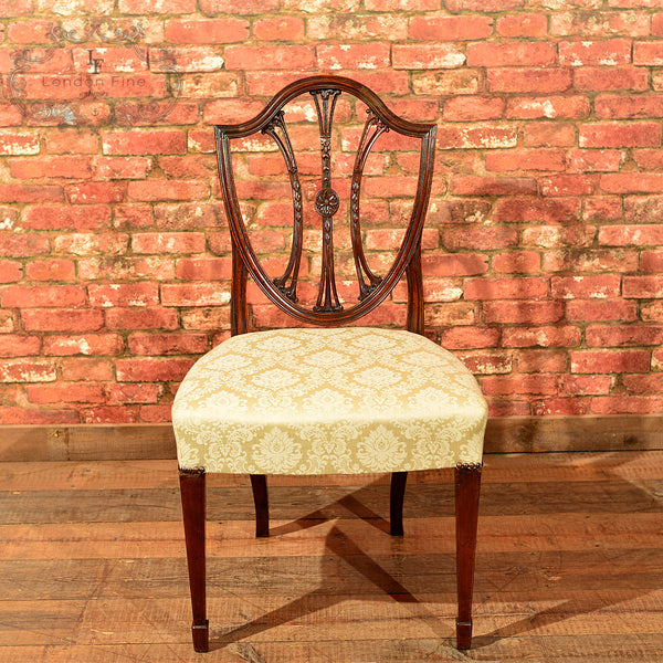 Set of 6 Hepplewhite Revival Dining Chairs, C19th - London Fine Antiques