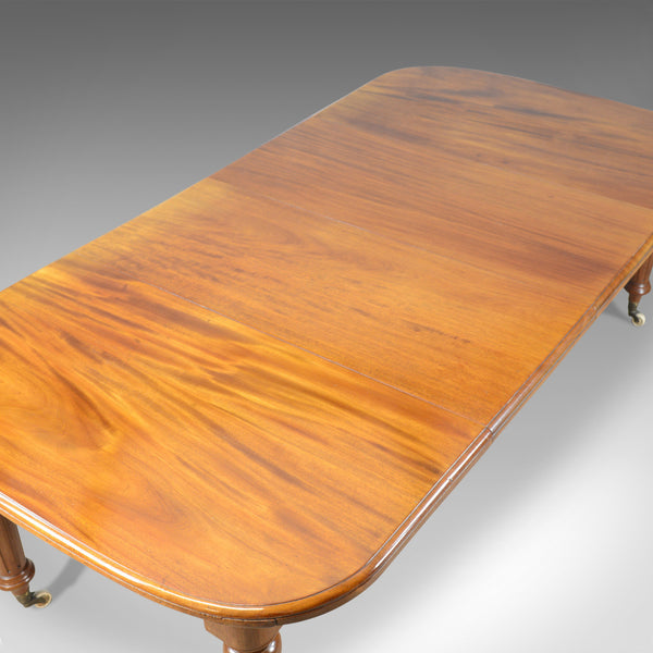 Antique Dining Table, English, Mahogany, Victorian, Extending, Seats 10, c.1860 - London Fine Antiques