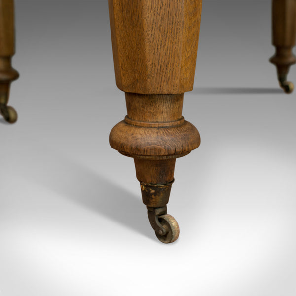 Antique Dining Table, English, Victorian, Oak, Country Kitchen, Seats Six, c1880 - London Fine Antiques