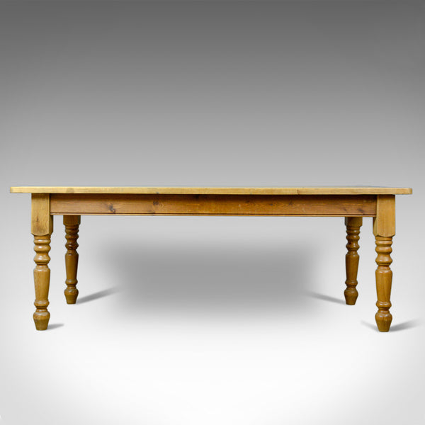 Antique Dining Table, English, Victorian, Pine, Seating 8-10, Country, c1900 - London Fine Antiques