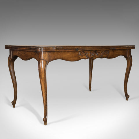 Antique Dining Table, Extending, Draw Leaf French Parquet, Seats Ten Early C20th - London Fine Antiques
