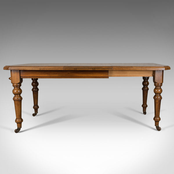 Antique Dining Table, Scottish, Oak, Extending, Seats Six, Matthew Lawson C.1900 - London Fine Antiques