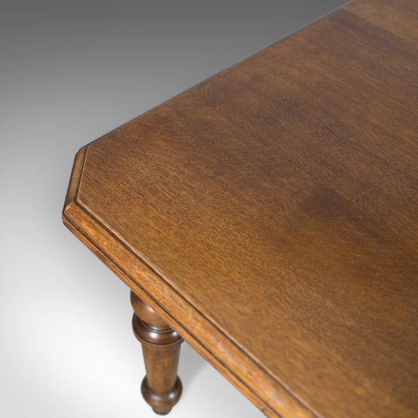 Antique Dining Table, Scottish, Oak, Extending, Seats Six, Matthew Lawson C.1900 - London Fine Antiques