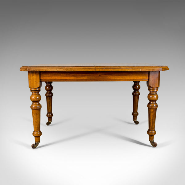 Antique Dining Table, Scottish, Oak, Extending, Seats Six, Matthew Lawson C.1900 - London Fine Antiques