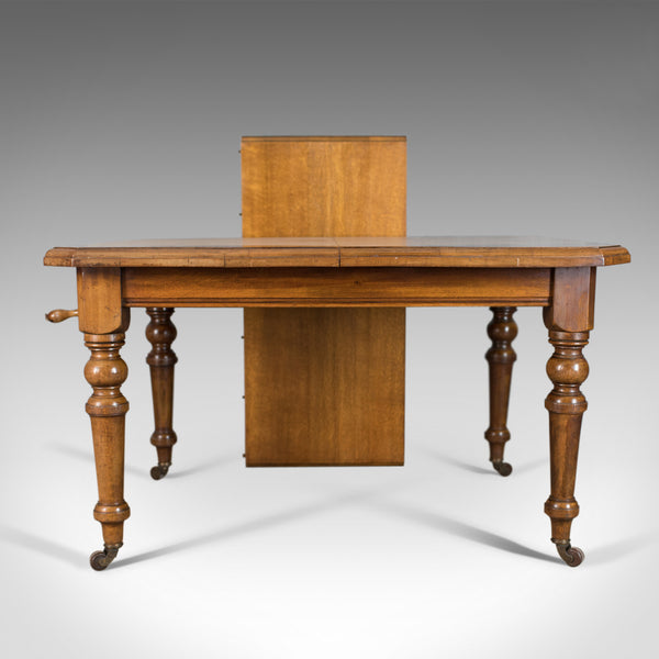 Antique Dining Table, Scottish, Oak, Extending, Seats Six, Matthew Lawson C.1900 - London Fine Antiques