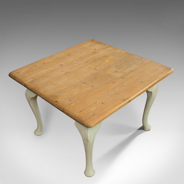 Antique Dining Table, Square, Pine, Mahogany, Country Kitchen, Seats Four c.1900 - London Fine Antiques