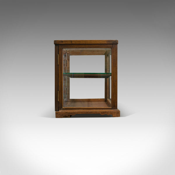 Antique Display Cabinet, Shop Fitting, English, Victorian, Oak Circa 1900 - London Fine Antiques