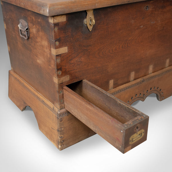 Antique Dowry Chest, Burmese, Teak, Trunk, 19th Century, Circa 1890 - London Fine Antiques