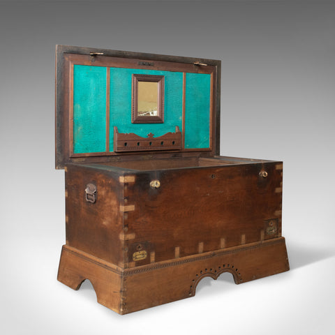 Antique Dowry Chest, Burmese, Teak, Trunk, 19th Century, Circa 1890 - London Fine Antiques