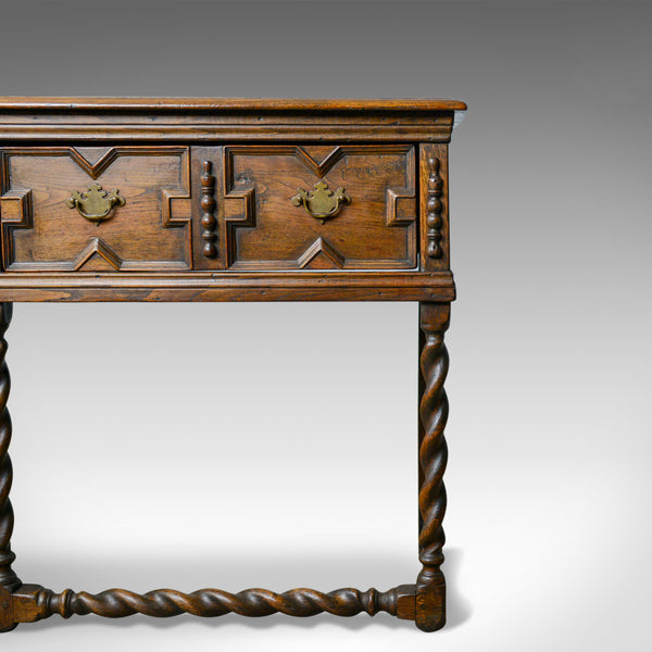 Antique Dresser Base, Early 18th Century, English, Oak, Sideboard, Circa 1700 - London Fine Antiques