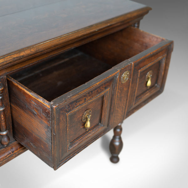 Antique Dresser Base, Early 18th Century, English, Oak, Sideboard, Circa 1700 - London Fine Antiques