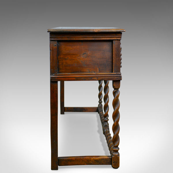 Antique Dresser Base, Early 18th Century, English, Oak, Sideboard, Circa 1700 - London Fine Antiques