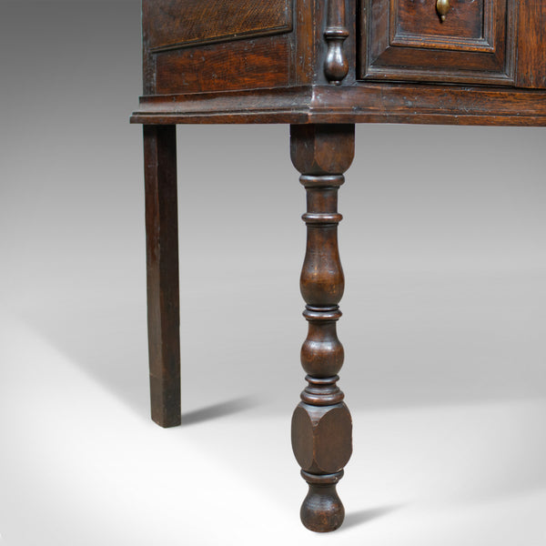 Antique Dresser Base, Early 18th Century, English, Oak, Sideboard, Circa 1700 - London Fine Antiques