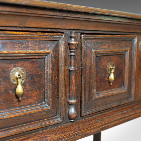 Antique Dresser Base, Early 18th Century, English, Oak, Sideboard, Circa 1700 - London Fine Antiques