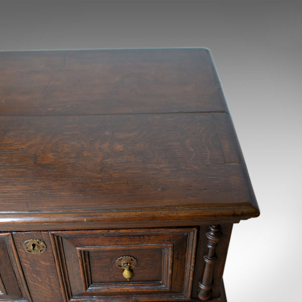 Antique Dresser Base, Early 18th Century, English, Oak, Sideboard, Circa 1700 - London Fine Antiques