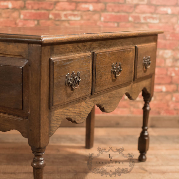 Antique Dresser Base, Edwardian Lowboy c1910 - London Fine Antiques