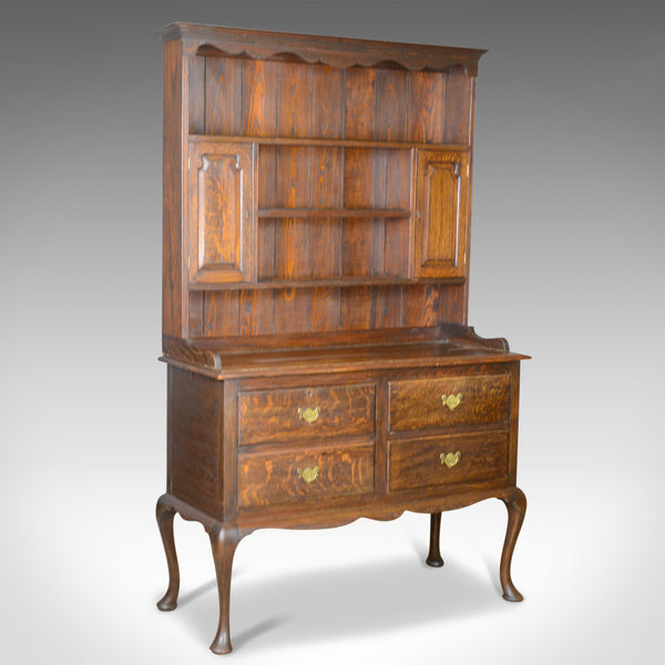 Antique Dresser, English, Oak, Victorian, Country Kitchen, Sideboard, Circa 1870 - London Fine Antiques