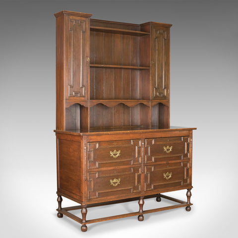 Antique Dresser, Victorian in the Jacobean Taste, English, Oak, Sideboard c.1880 - London Fine Antiques