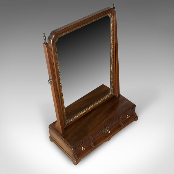 Antique Dressing Table Mirror, English Georgian, Mahogany, Toilet, Vanity c.1800 - London Fine Antiques
