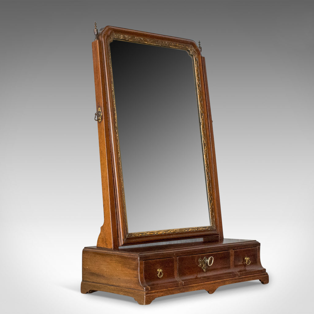 Antique Dressing Table Mirror, English Georgian, Mahogany, Toilet, Vanity c.1800 - London Fine Antiques