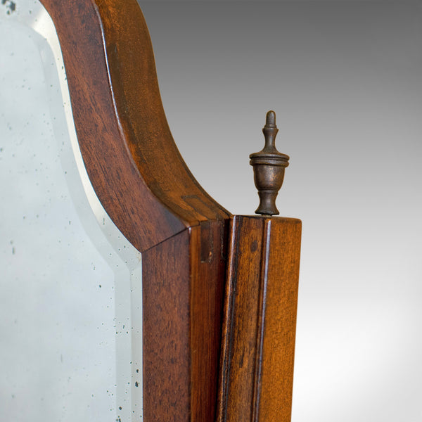 Antique Bureau Mirror, English, Georgian Revival, Mahogany, Toilet Circa 1910 - London Fine Antiques