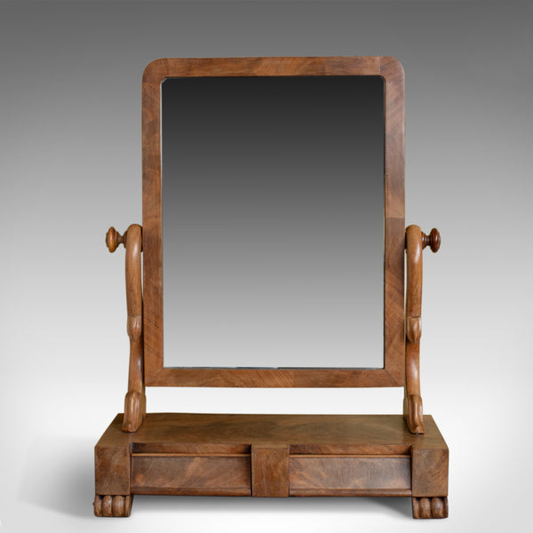 Antique Dressing Table Mirror, Victorian, Mahogany, Adjustable, Swing Circa 1870 - London Fine Antiques