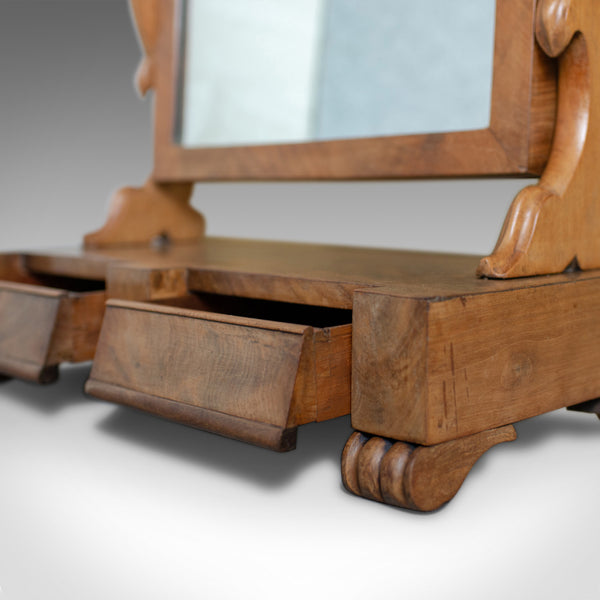 Antique Dressing Table Mirror, Victorian, Mahogany, Adjustable, Swing Circa 1870 - London Fine Antiques