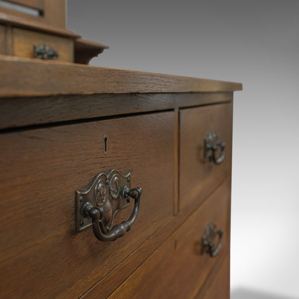 Antique Dressing Table, Ray and Miles, Edwardian, Oak, Vanity Chest, Circa 1910 - London Fine Antiques