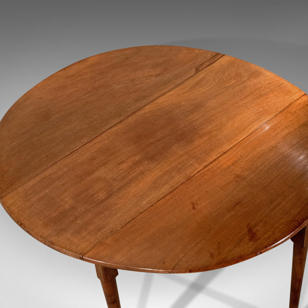 Antique Drop Flap Dining Table, Mahogany, English, Georgian, C18th Circa 1800 - London Fine Antiques