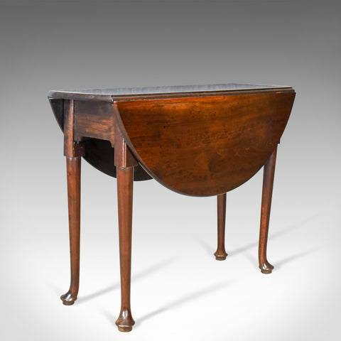 Antique Drop Leaf Table, Mahogany, English, Georgian, Dining, Circa 1760 - London Fine Antiques