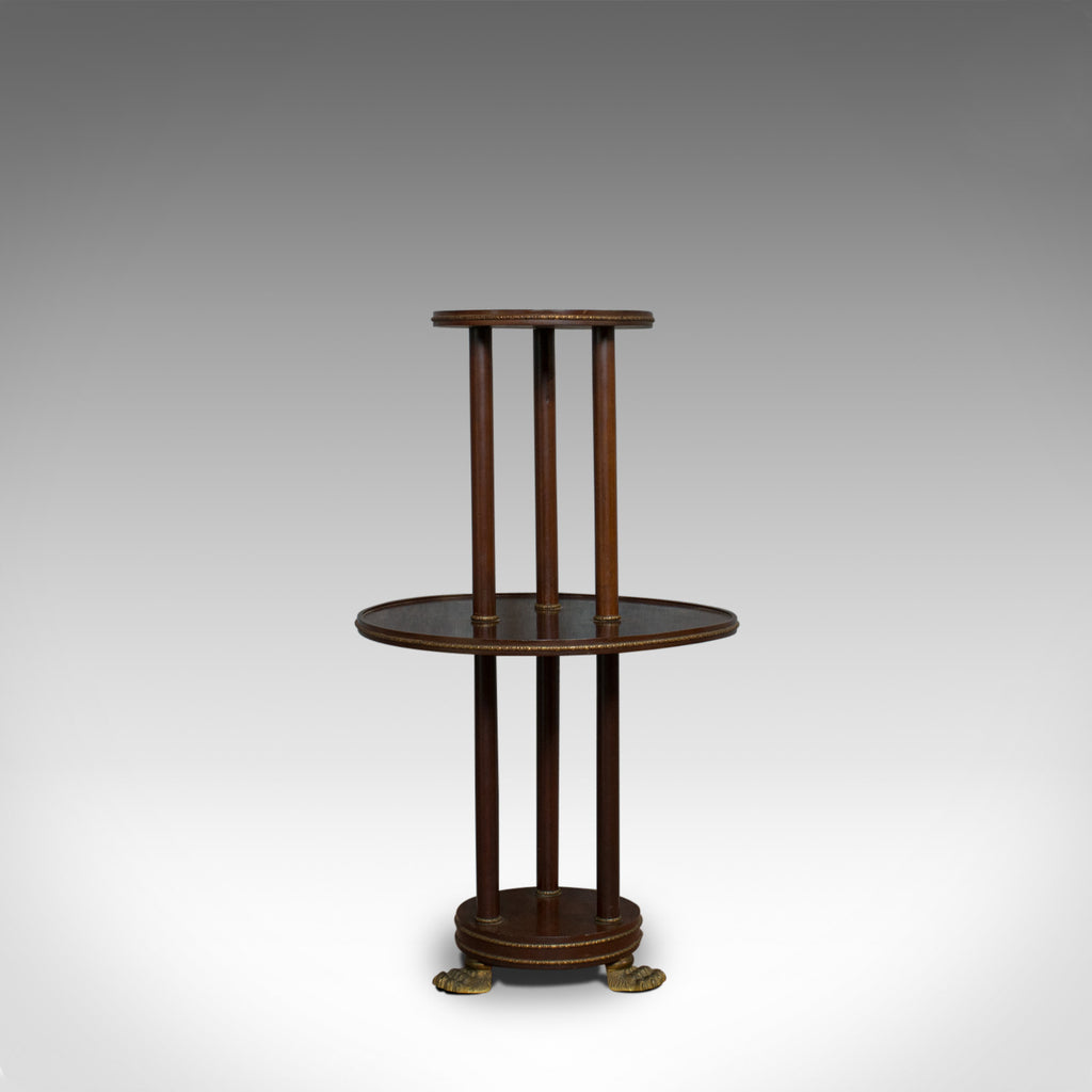 Antique Dumb Waiter, English, Victorian, Mahogany, Tiered, Empire, Circa 1880 - London Fine Antiques