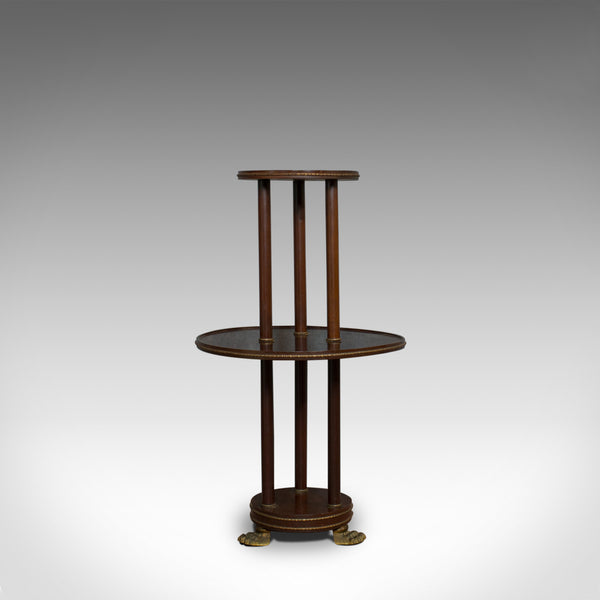 Antique Dumb Waiter, English, Victorian, Mahogany, Tiered, Empire, Circa 1880 - London Fine Antiques