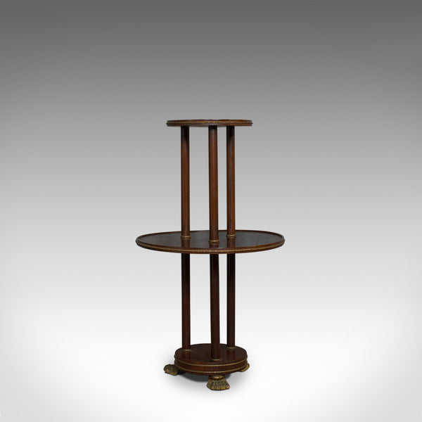 Antique Dumb Waiter, English, Victorian, Mahogany, Tiered, Empire, Circa 1880 - London Fine Antiques