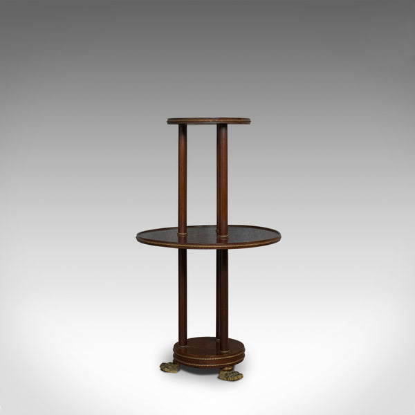 Antique Dumb Waiter, English, Victorian, Mahogany, Tiered, Empire, Circa 1880 - London Fine Antiques