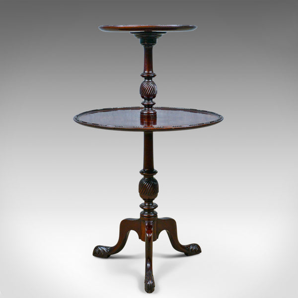 Antique Dumb Waiter, English, Victorian, Mahogany, Two Tier Table, C19th c.1890 - London Fine Antiques
