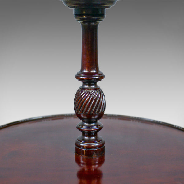 Antique Dumb Waiter, English, Victorian, Mahogany, Two Tier Table, C19th c.1890 - London Fine Antiques