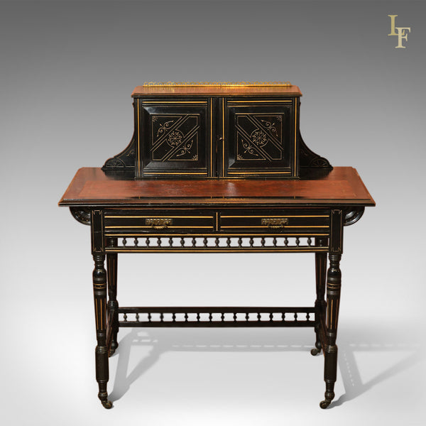 Aesthetic Movement Antique Bonheur du Jour, c.1880 - London Fine Antiques
