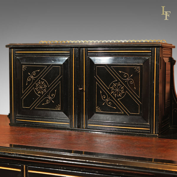 Aesthetic Movement Antique Bonheur du Jour, c.1880 - London Fine Antiques